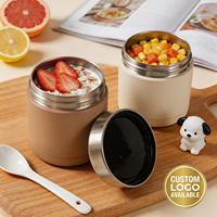 Boîte à lunch isotherme Northfox personnalisée avec logo, 350 ml, en acier inoxydable 18/8, à large ouverture, avec couvercle, pour soupes et aliments