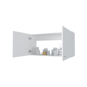 Oklahoma Two-Door Wall Cabinet in Melamine for <b>Kitchen</b> <b>Storage</b> - Product Image 6