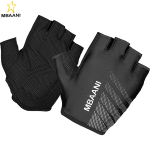 Ride <b>Padded</b> Short Finger Summer Cycling Gloves Lightweight <b>Cushioned</b> Fingerless Road Bike Bicycle Glove - Product Image 2