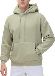 Sudadera con capucha para hombre, de algodón, informal, talla grande, con logo personalizado. - Product Image 4