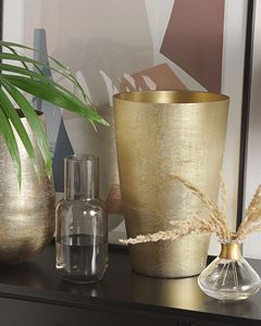 Jarrón Alto de Hierro de Diseño Contemporáneo Premium, Estilo Costero, Ecológico, para Decoración de Entradas, Hoteles y Villas - Zahid Exports - Product Image 1