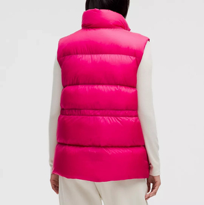 Classic Winter Waterproof Puffer Vest for Men Women 2026 Trendy Casual Style 3D Embroidery Custom Logo Designer <b>Waistcoat</b> Jacket - Product Image 2