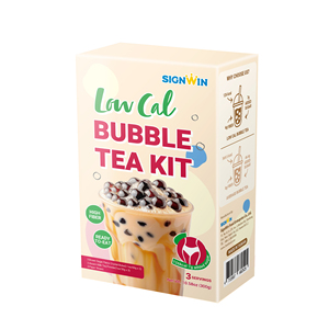 Le kit de thé à bulles SIGNWIN-fibre drink assam contient du papier paille cassonade konjac peals OEM ODM acceptable - Product Image 1