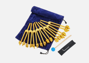 Ensemble de 8 diapasons chakra pour la thérapie sonore par vibration, instrument de musique. - Product Image 2