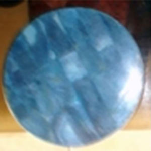 Vaisselle en verre mosaïque, motif mosaïque blanc, taille 10 cm - Product Image 1