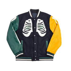 Veste universitaire respirante et écologique style hip-hop urbain pour homme et femme, broderie personnalisée, coupe oversize, vente en gros usine - Product Image 3
