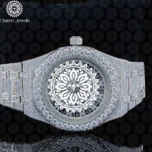 Montre de luxe pour homme en acier inoxydable Charm Jewells, boîtier carré, cadran de 40 mm, bracelet de 20 cm, mouvement mécanique, résistance à l'eau 10 bars, automatique - Product Image 1