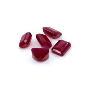 Rubis naturels de Bangkok, octogones calibrés 10x12mm, pierres précieuses de rubis naturelles facettées pour la fabrication de bijoux, prêtes à l'emploi - Product Image 4