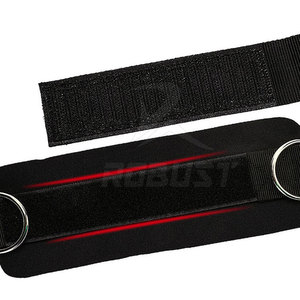 สายรัดข้อเท้าหนังสำหรับยกน้ำหนักในยิม ปรับได้ กันลื่น ระบายอากาศได้ดี สำหรับผู้ชายและผู้หญิง ขายส่ง - Product Image 5