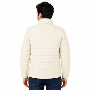 Vestes matelassées pour hommes en tissu de qualité supérieure, à manches longues, col montant, isolées, vente en gros personnalisée B2B, approvisionnement USA - Product Image 2