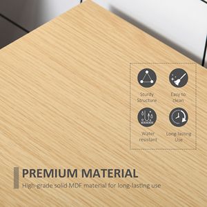 Meuble de salle de bain moderne à double porte, blanc, pour rangement sous évier, en MDF et bois, idéal pour hôtels et écoles - Product Image 6