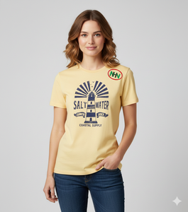 T-shirt court décontracté pour femme en coton 100% de haute qualité, imprimé, sérigraphie, logo personnalisé, écologique, grandes tailles - Product Image 5