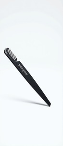 Pinzas para cejas Mahnas con punta inclinada, peine chapado en oro, estilo lujoso y duradero, pinza peine de doble cabezal, alta calidad - Product Image 6