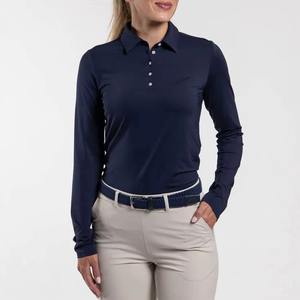 Polo en coton doux pour femme, coupe moderne, polo léger et athlétique pour femme - Product Image 6
