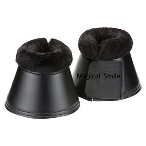 High Quality Horse Overreach <b>Boots</b> Horse Bell <b>Boots</b> Providing Maximum Durability Comfort and Grip for Riding Racing Training - Product Image 1