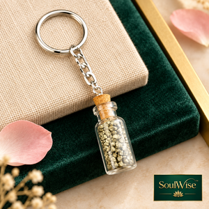 Porte-clés Bouteille à Message en Cristal Fait Main, Pendentif Métallique Étanche et Léger, Breloque Cadeau pour Sac à Dos - Product Image 5
