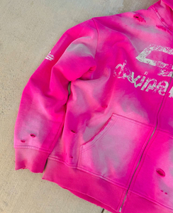 Sweat à capuche rose Dwinnebeng unisexe, décontracté, en polaire 100% coton, avec logo imprimé sur le devant, style hiver, imperméable et respirant - Product Image 6