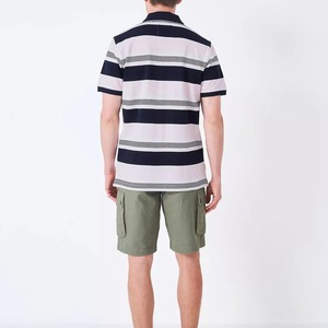เสื้อโปโลขายส่งราคาส่ง เสื้อโปโลผู้ชายสำหรับสตรีทแวร์ เสื้อโปโลผู้ชายแบบสั่งทำ OEM เสื้อโปโลผู้ชายแห้งเร็วแขนสั้น - Product Image 4