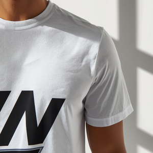 High Quality Custom T-Shirt Premium Cotton Short Sleeve Tee for Logo Printing with OEM ODM Customization - Product Image 1