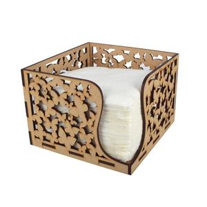 Boîte à mouchoirs en MDF de qualité supérieure, élégante et décorative, pour la maison, le bureau ou la table. - Product Image 3