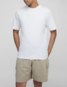 ชุดเสื้อยืดผู้ชาย 2 ชิ้น แขนสั้น คอวี ผ้าฝ้ายน้ำหนักเบา สวมใส่สบาย ระบายอากาศได้ดี ทรงปกติ แบบลำลอง OEM - Product Image 4