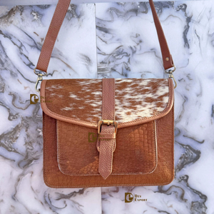 Bolsos de cuero de vaca real para mujer, bolso de nuevo diseño, bolso informal con estilo, bolsos de cuero genuino occidental - Product Image 1