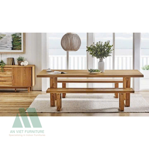 Juegos de Muebles Modernos de Madera Maciza de Alta Calidad al por Mayor, Hechos en Vietnam, para Sala de Estar, Dormitorio, Comedor, Fácil Montaje, Estilo Hogareño - Product Image 3