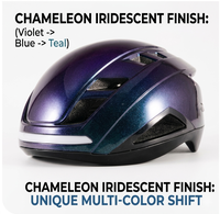 Nouveautés : Casque de vélo intelligent Chameleon Premium avec lumière blanche avant et LED rouge arrière pour la conduite nocturne
