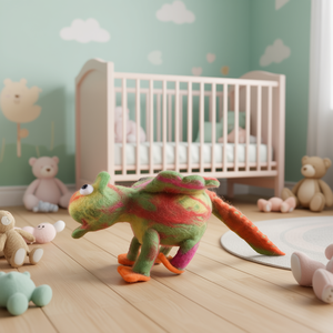 Poupée Dragon pour la décoration des bébés et des enfants, design en feutre fait main - Product Image 3