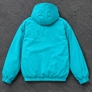 เสื้อแจ็คเก็ตพัฟเฟอร์มีฮู้ดแบบยูนิเซ็กซ์ ดีไซน์ทันสมัย สีพื้น ผ้าโพลีเอสเตอร์หนา ด้านหน้าแบบเปลือกหุ้ม เหมาะสำหรับฤดูหนาว สวมใส่สบาย ระบายอากาศได้ดี ปิดด้วยซิป ทรงหลวม - Product Image 2