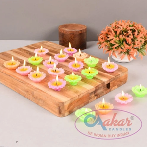 Petite bougie flottante décorative en forme de rose AF 604 pour centre de table au meilleur prix - Product Image 1