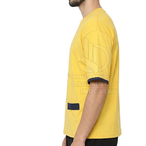 เสื้อยืดโอเวอร์ไซส์ลำลองใส่ได้ทุกวัน ผ้าฝ้าย 100% ด้านหน้าเรียบ ระบายอากาศได้ดี เป็นมิตรกับสิ่งแวดล้อม แขนสั้น ทรงหลวม ใส่สบาย - Product Image 4