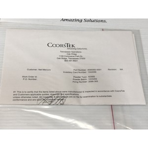Coorstek 4095082-001 <b>Ceramic</b> <b>Ring</b>, 8.775 OD x - Trusted Global Legacy Semiconductor Equipment and Parts at - Product Image 5