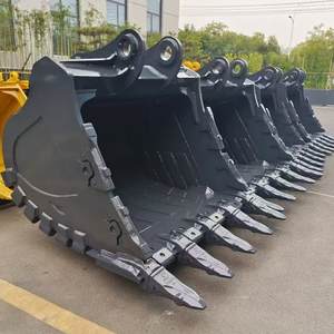 Skid Steer Excavator <b>Crusher</b> Bucket Attachment for <b>Rock</b> Removal and Machinery Work - Product Image 4