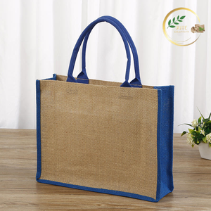 Sac de transport en jute naturel durable, sac de courses réutilisable et écoresponsable pour supermarché - Product Image 2