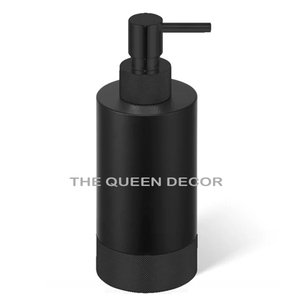 Distributeur de savon liquide pour les mains en acier inoxydable argenté de style vintage MOP Design, pour la décoration de la maison et la salle de bain - Product Image 6