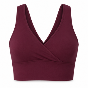 Soutien-gorge de sport à maintien élevé avec détail dos découpé, ultra-extensible et lisse, dernier design unique, grande taille, ajustable - Product Image 3
