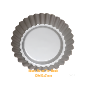 ATLAS STAR 3 Inch Aluminum Alloy Fluted Tart <b>Pan</b> & Quiche <b>Pan</b> Anodized Coating Oven/Dishwasher Safe Reusable Kitchen Baking Tool - Product Image 2
