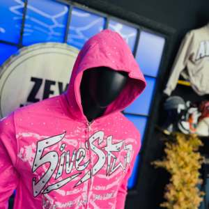 Conjuntos Deportivos Personalizados con Estampado de Leopardo 2 en 1, Transpirables, 100% Algodón, Tallas Grandes, con Bordado y Serigrafía de Pedrería - Product Image 2