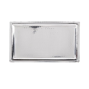 Multipurpose Metal Serving <b>Tray</b> <b>Large</b> Size <b>Tray</b> For Serving Food Breakfast Dinner And Kitchen Organization - Product Image 2