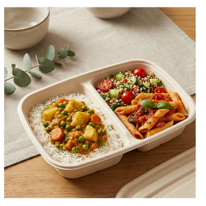 Contenedor Rectangular Biodegradable de Bambú con Sello de Silicona a Prueba de Fugas, Lonchera para Oficina, Escuela y Picnic al Aire Libre - Product Image 5