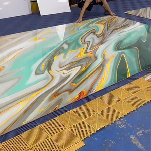 Водонепроницаемый A1 уровень огнестойкого камня пластиковая композитная стеновая панель SPC мраморный лист - Product Image 3