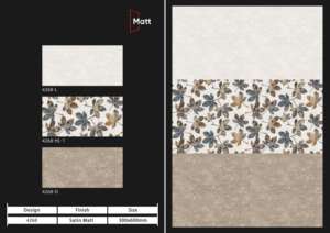 กระเบื้องเซรามิกด้านลายเฉพาะตัว ขนาด 30x60 ซม. ออกแบบมาเพื่อการตกแต่งภายในที่หรูหรา ที่เน้นประสิทธิภาพของพื้นผิวและความทนทาน - Product Image 5