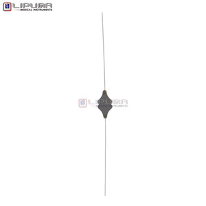 Sonda Lacrimal de Doble Cara BOWMAN con Botón 6/7 de Níquel Plata, Instrumentos Médicos Quirúrgicos Oftálmicos para Examen de Conducto Lacrimal - Product Image 3