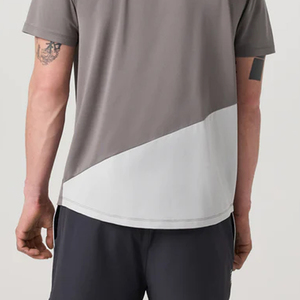 T-shirt pour homme de couleur unie, service OEM, design personnalisé, prix d'usine avantageux, col rond, matière confortable, design de haute qualité, uni - Product Image 6