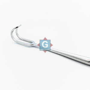 Retractor Quirúrgico Dental Grayrocks de Acero Inoxidable, Tipo Middeldorf, Instrumento Manual Clase I, Color Plateado - Product Image 2