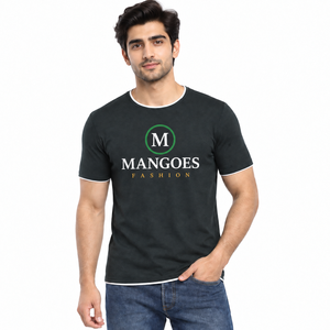 100% Cotton <b>T</b> <b>Shirt</b> 180 GSM Soft Washed Surface Regular Shape Silk Screen Printed Logo Breathable Eco-Friendly Quick Dry Warm - Product Image 1