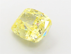 Diamant CVD Jaune Vif Fantaisie Taille Coussin Clarté VS1 Certifié IGI Pierre Libre pour Pendentifs et Colliers Haut de Gamme - Product Image 4