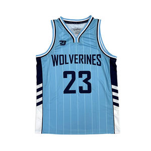 Ensemble de tenue de basketball personnalisée à sublimation intégrale, séchage rapide, respirante, pour hommes et femmes - Product Image 2