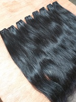 Lot de Cheveux Humains de Haute Qualité, Double Trame, Ondulés Naturels, Cheveux Vierges Bruts Non Traités, Idéal pour Extensions et Perruques